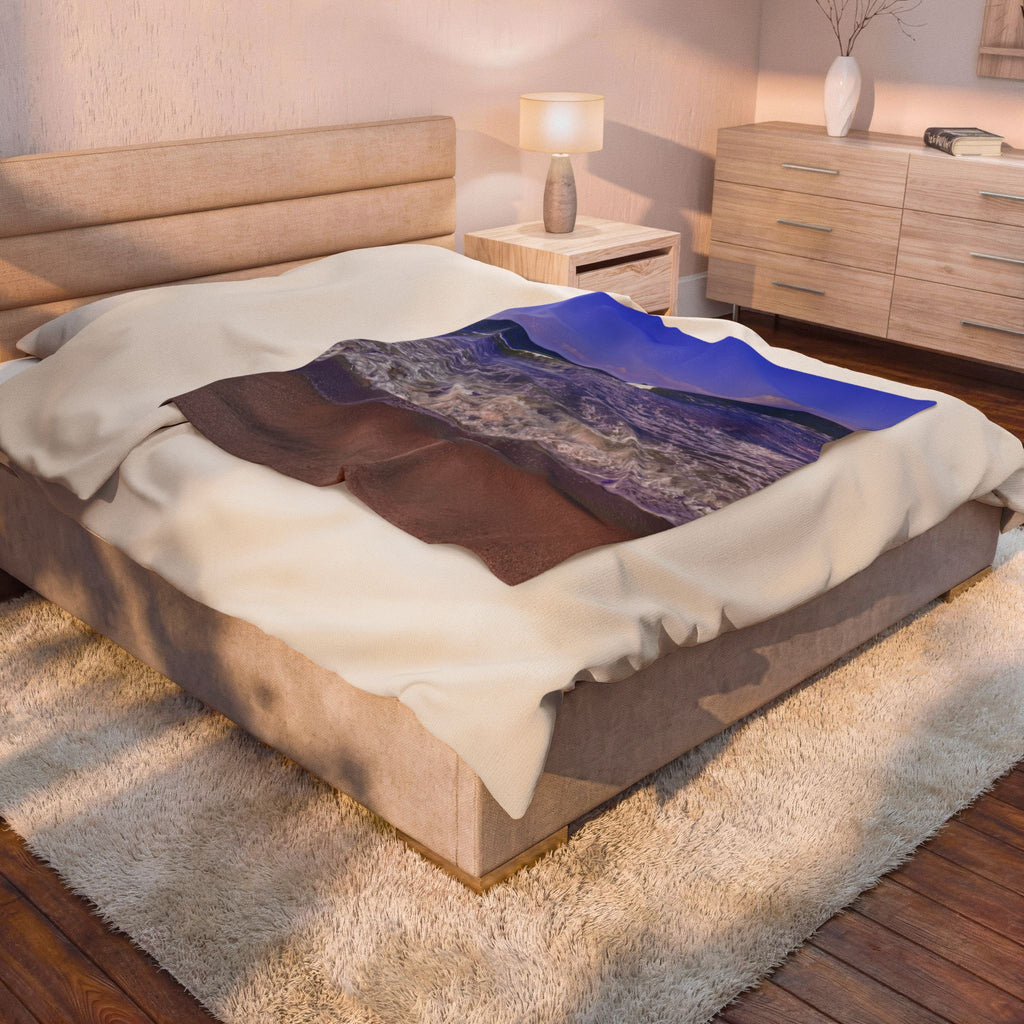 Beach Waves Throw Blanket