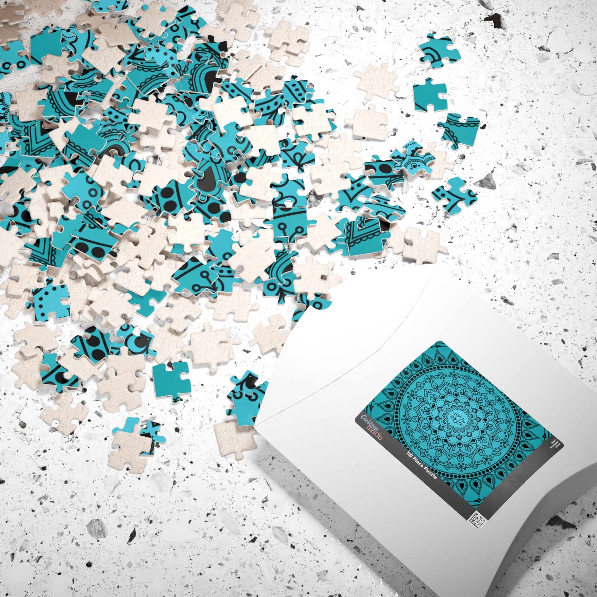 Blue Mandala Jigsaw Puzzle