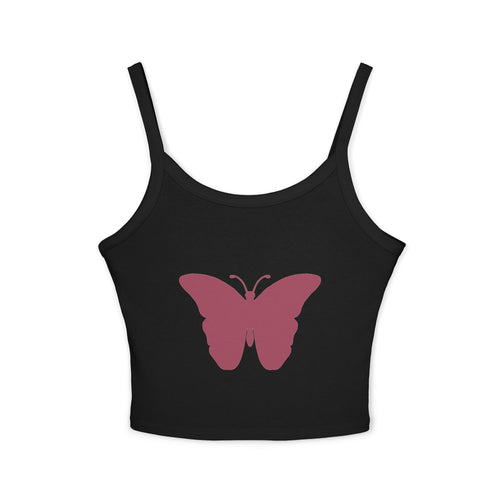Butterfly Graphic Crop Tank Top