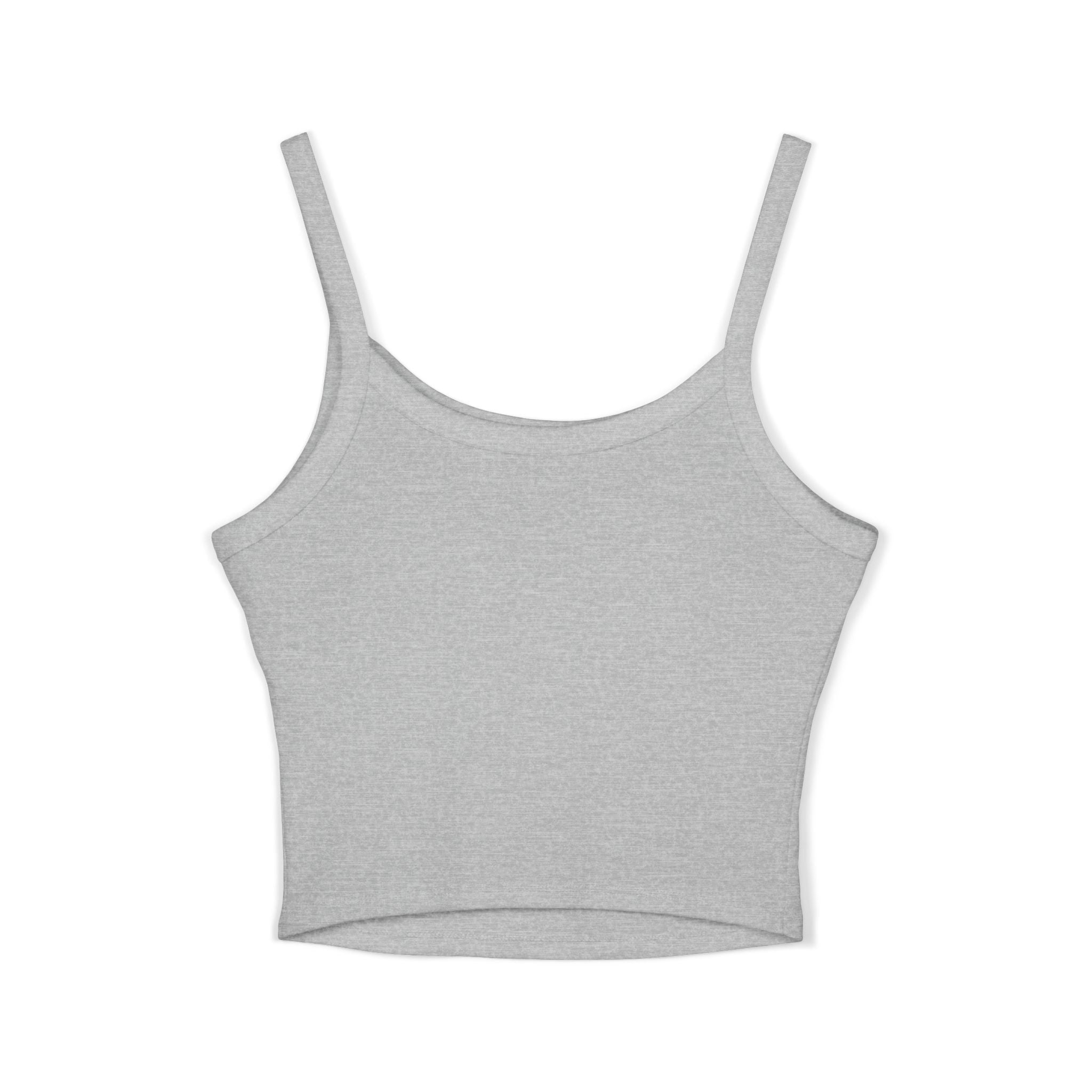 Butterfly Grid Spaghetti Tank Top- solid