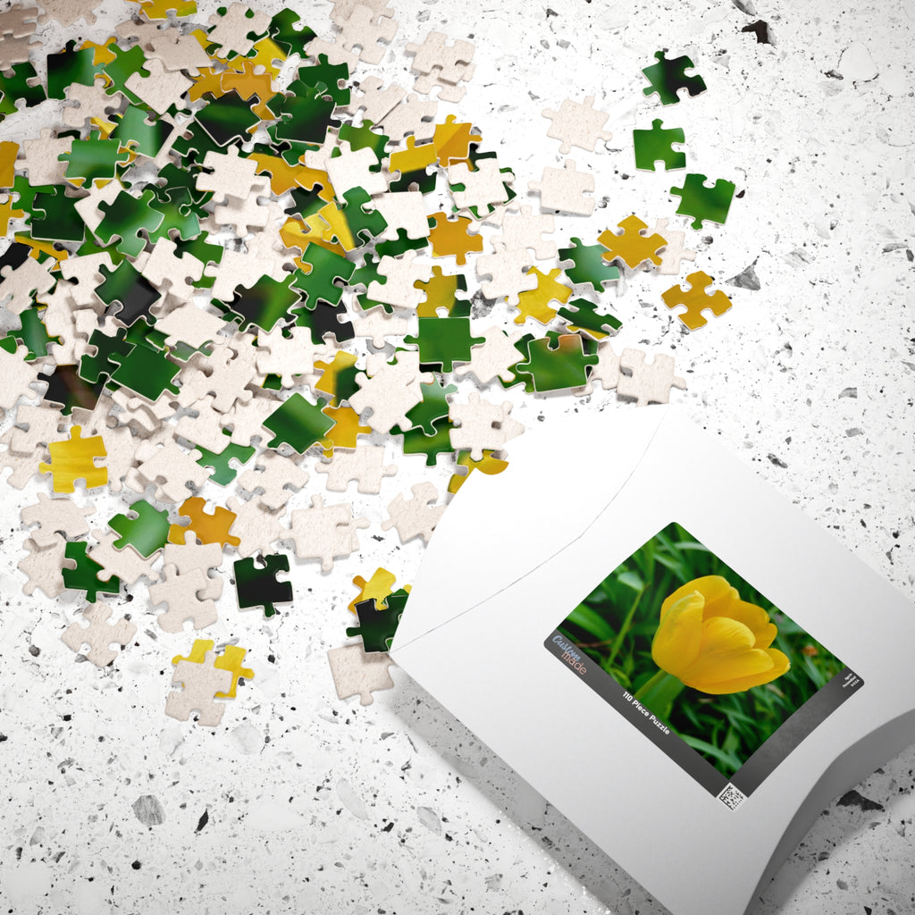 Yellow Tulip Jigsaw Puzzle