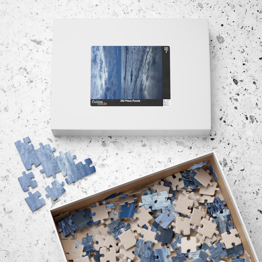 Cloudy Beach Jigsaw Puzzle