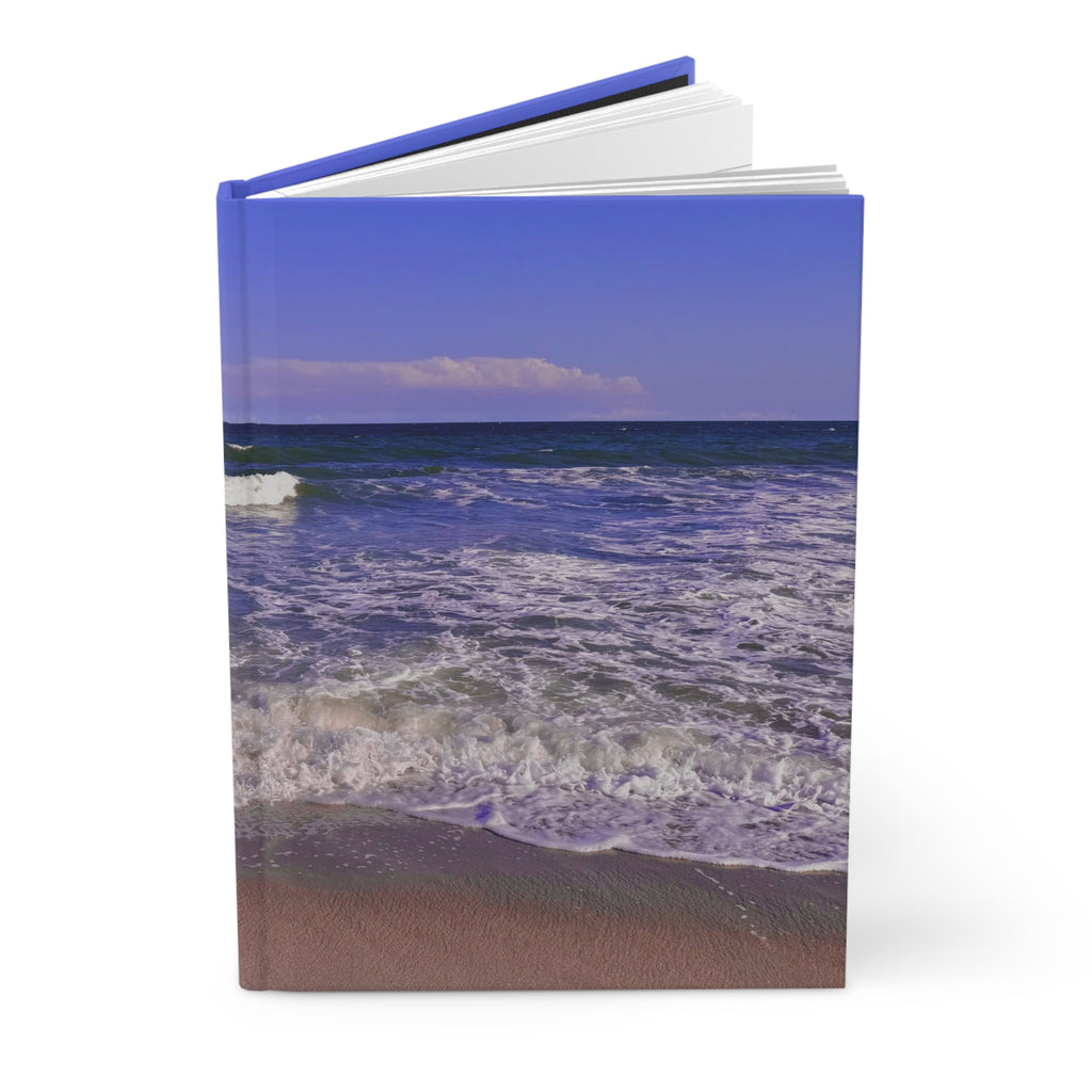Beach Waves Hardcover Journal