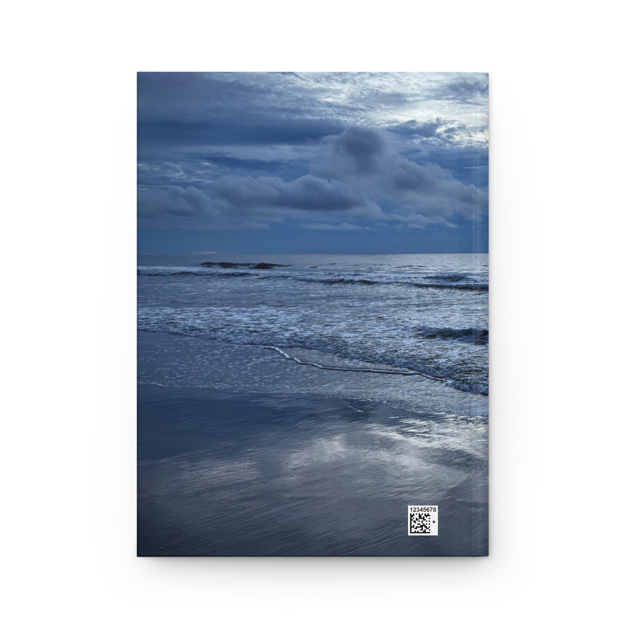 Cloudy Beach Hardcover Journal
