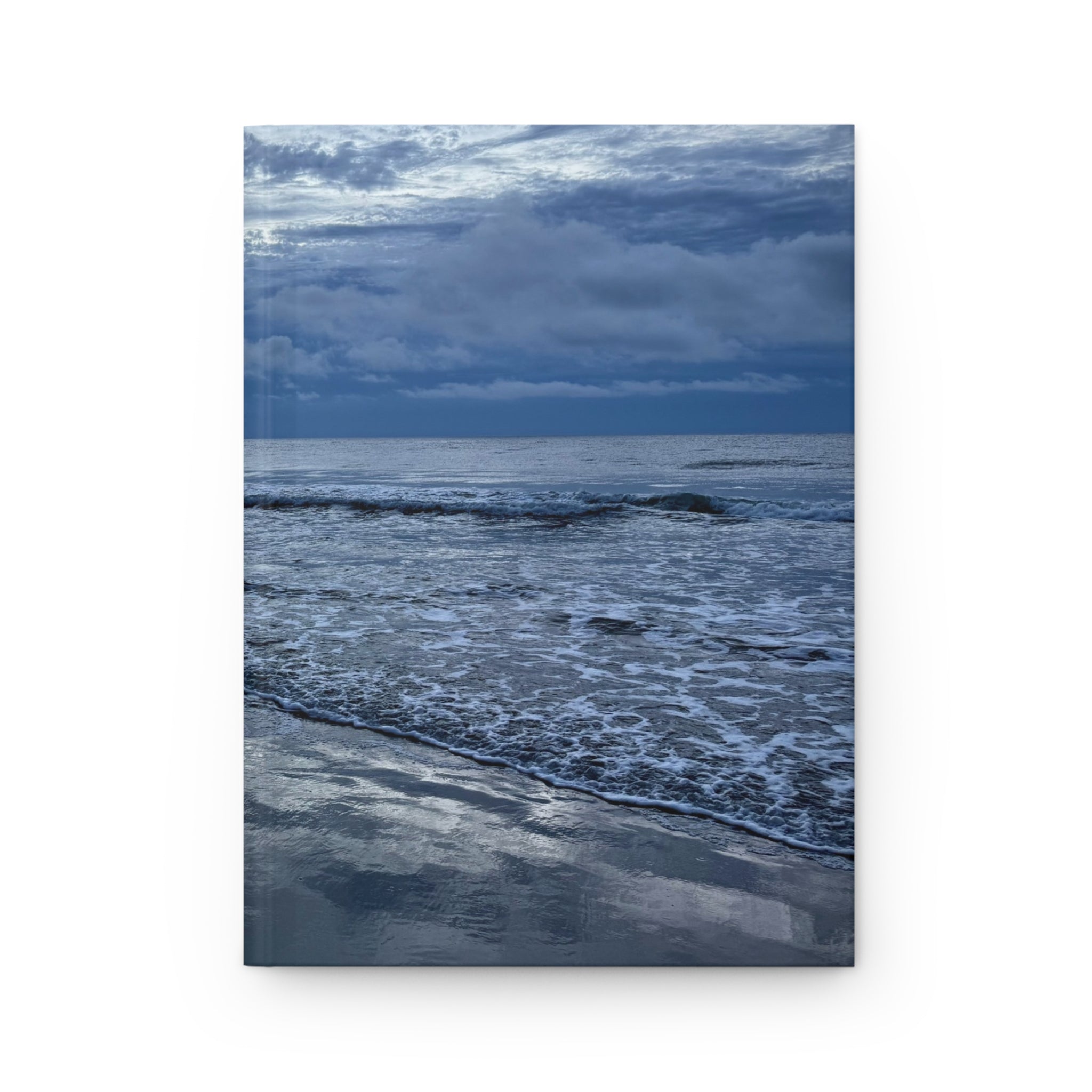 Cloudy Beach Hardcover Journal