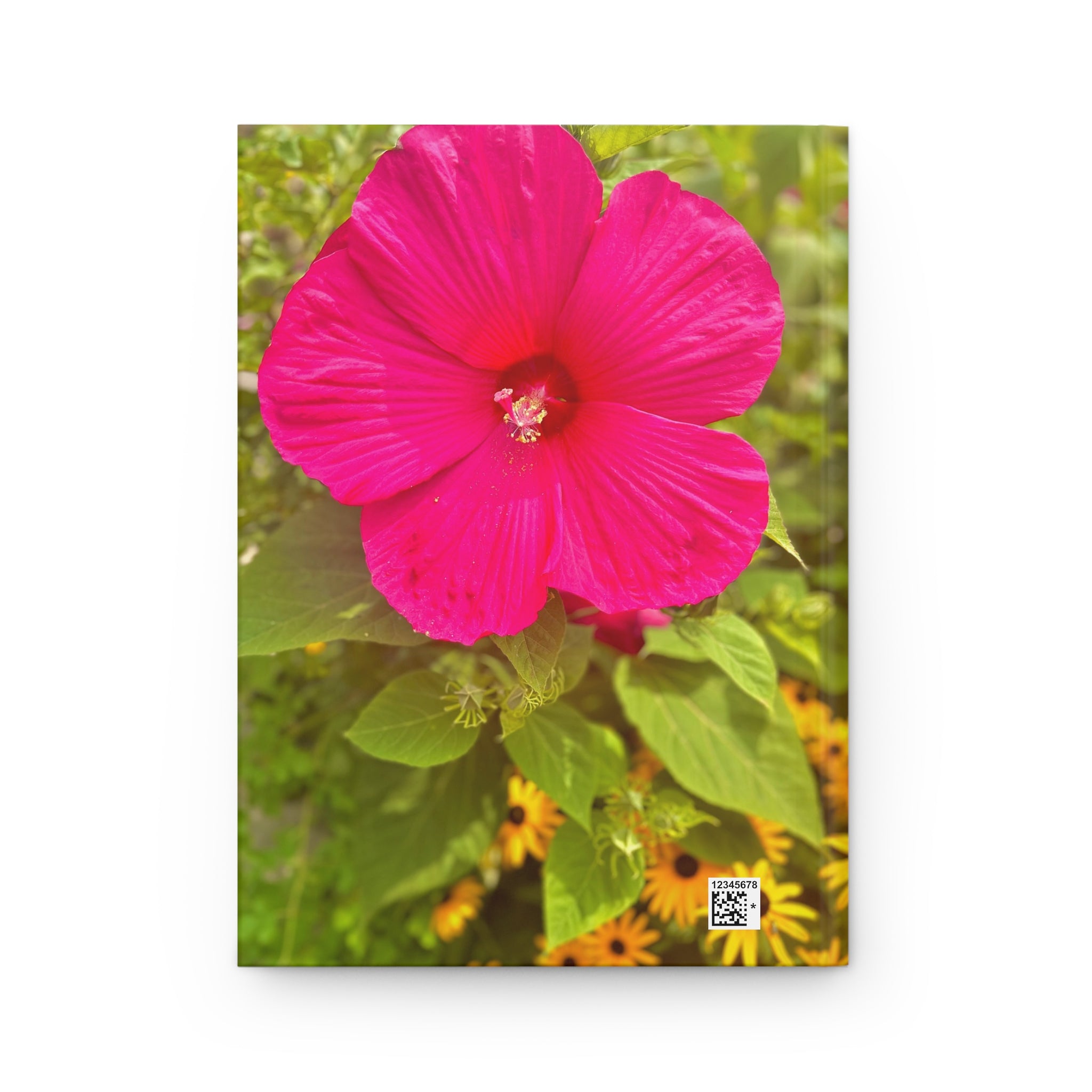 Hot Pink Hibiscus Hardcover Journal
