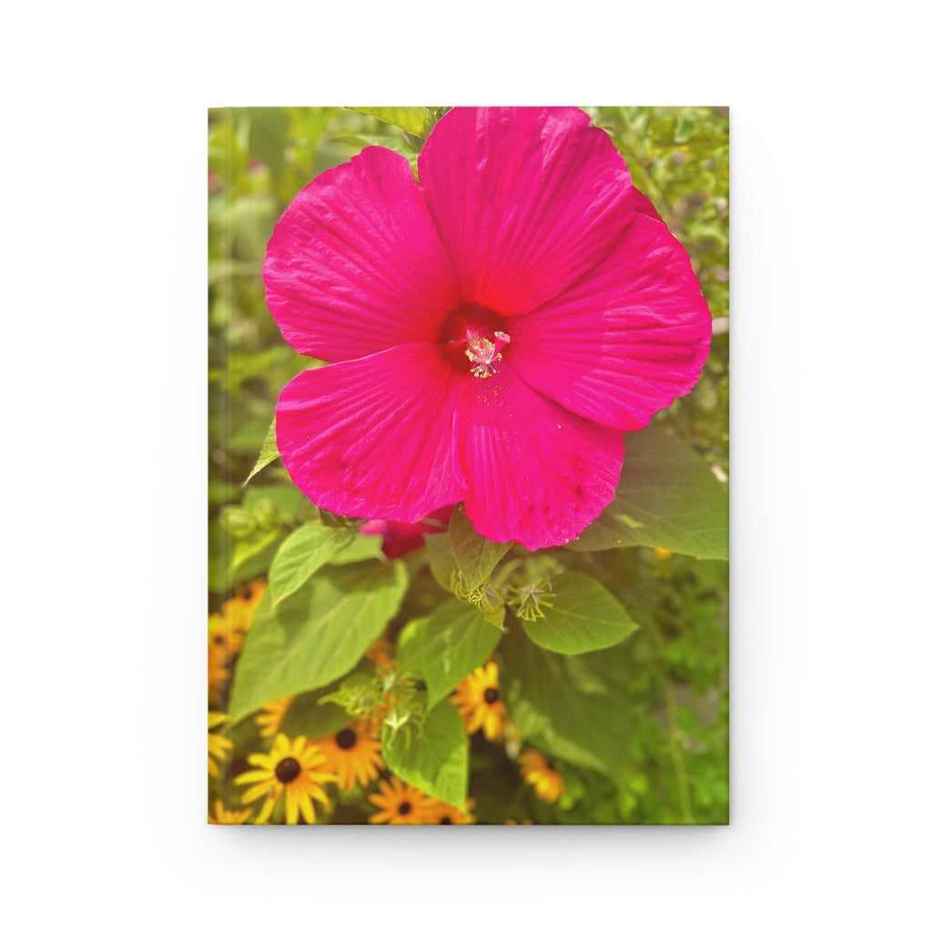 Hot Pink Hibiscus Hardcover Journal