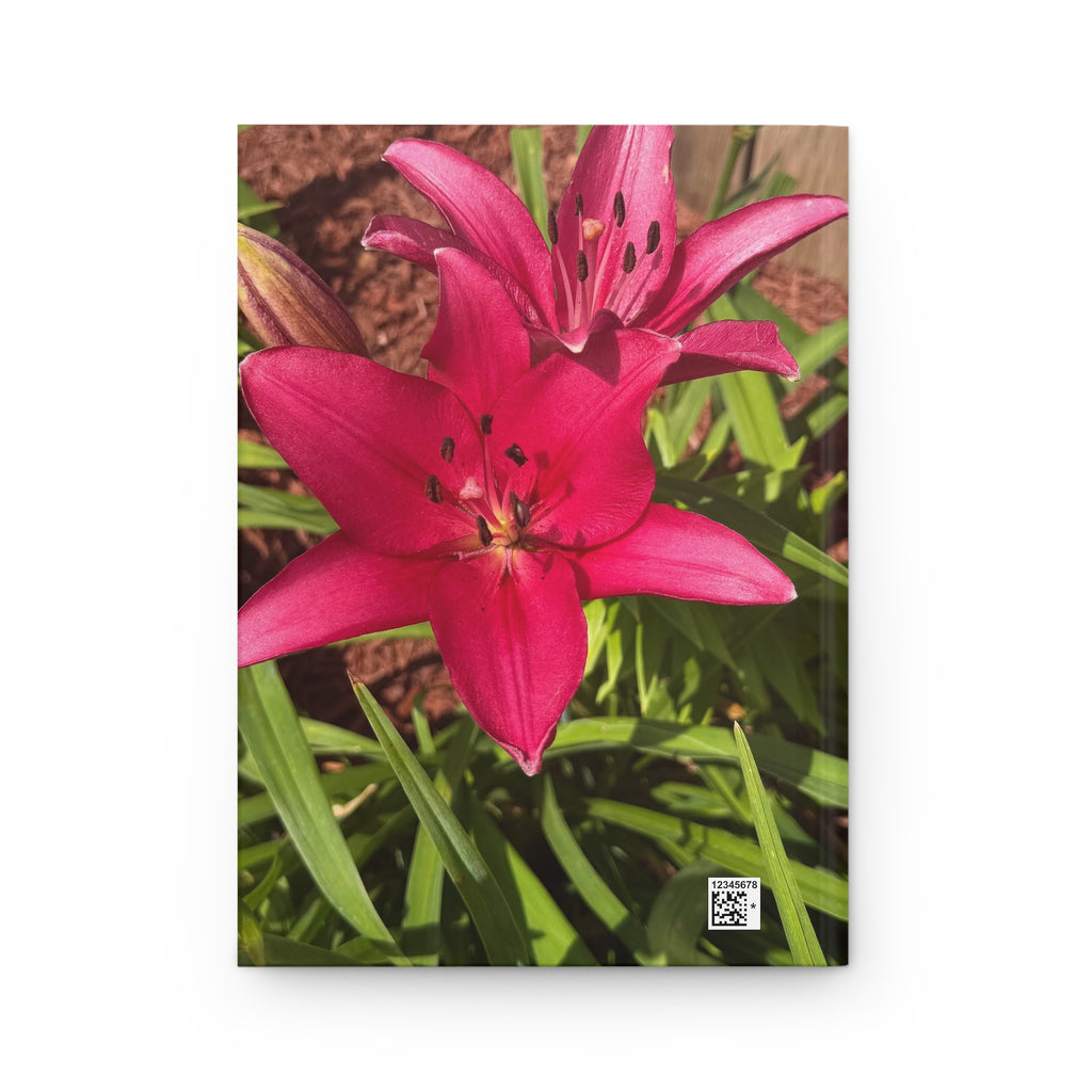 Pink Asiatic Lily Hardcover Journal
