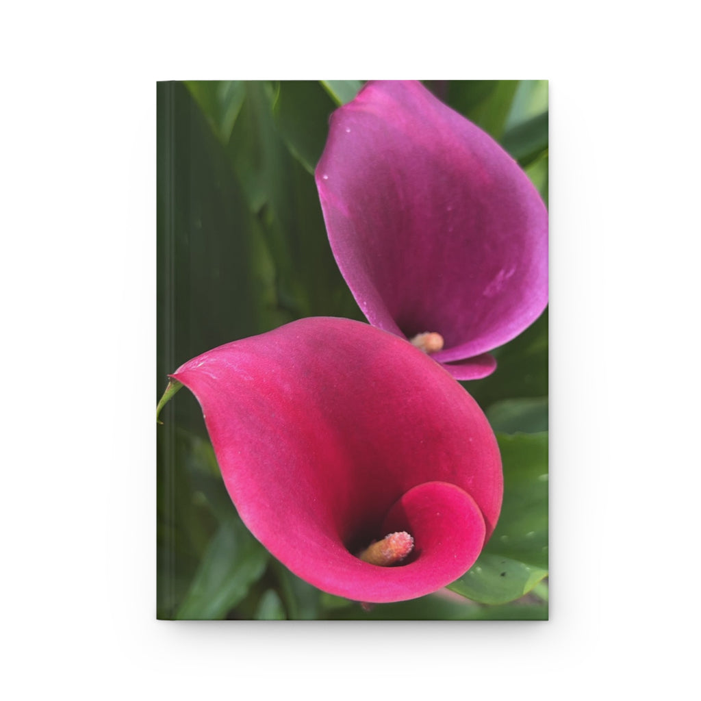 Pink Calla Lily Hardcover Journal