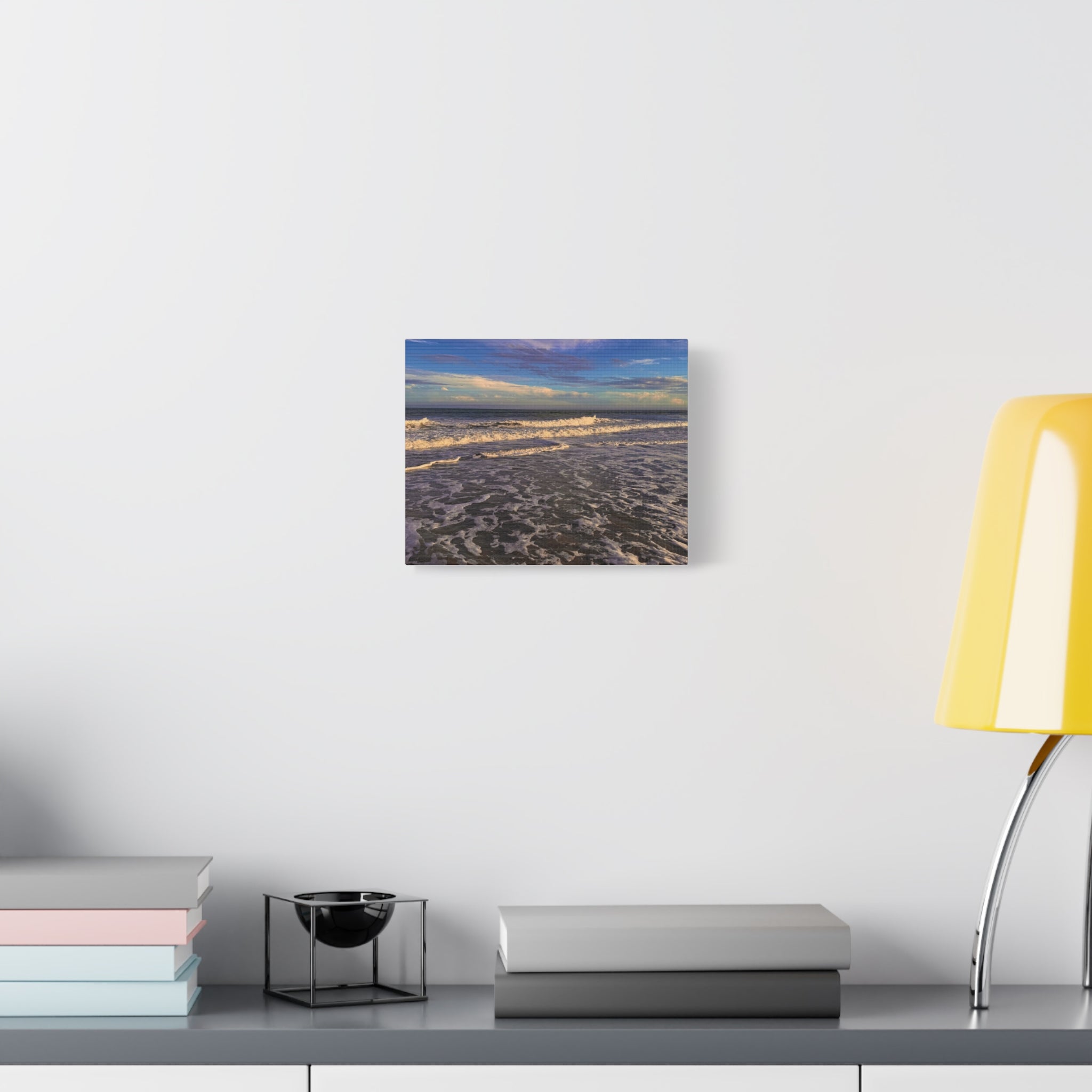 Waves & Sky Matte Canvas Print