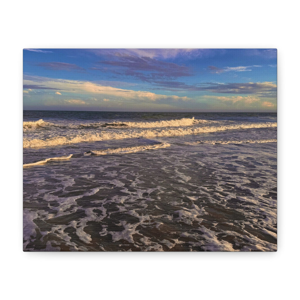 Waves & Sky Matte Canvas Print