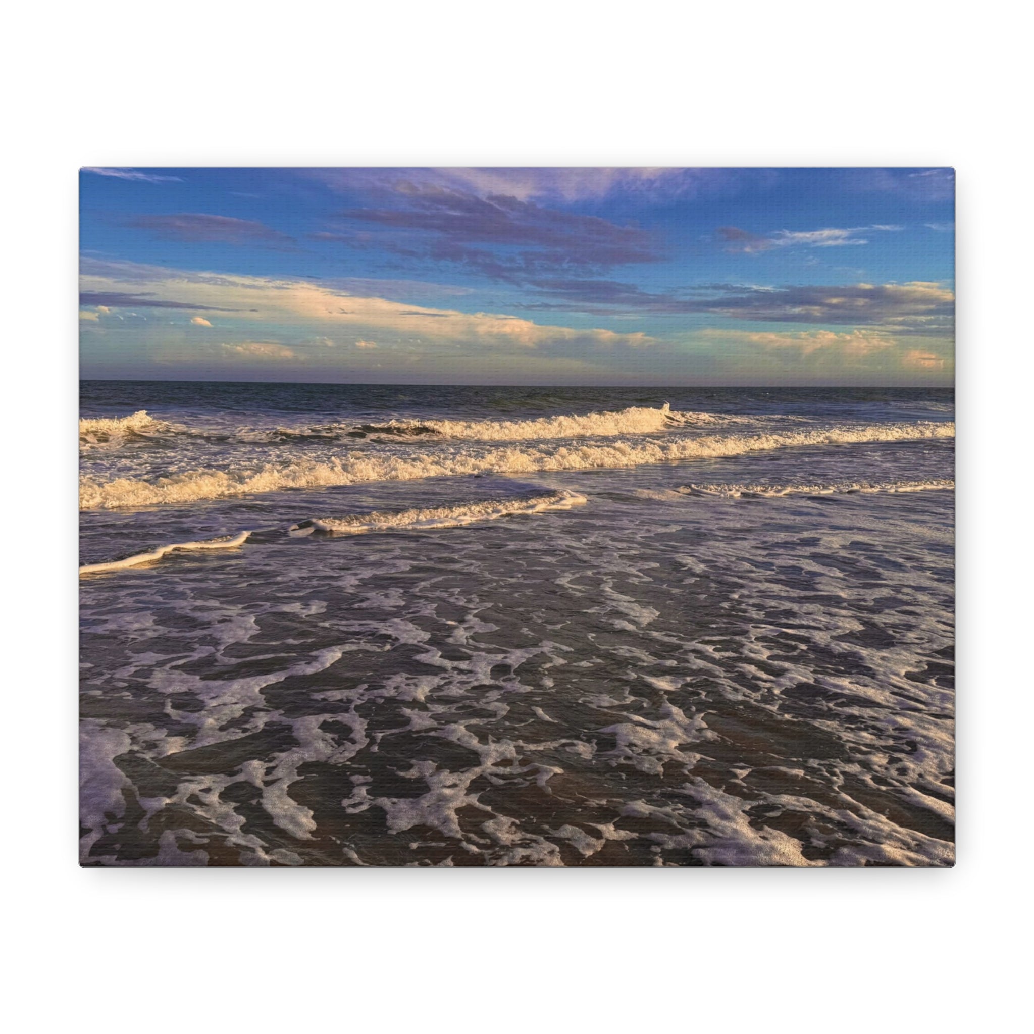 Waves & Sky Matte Canvas Print