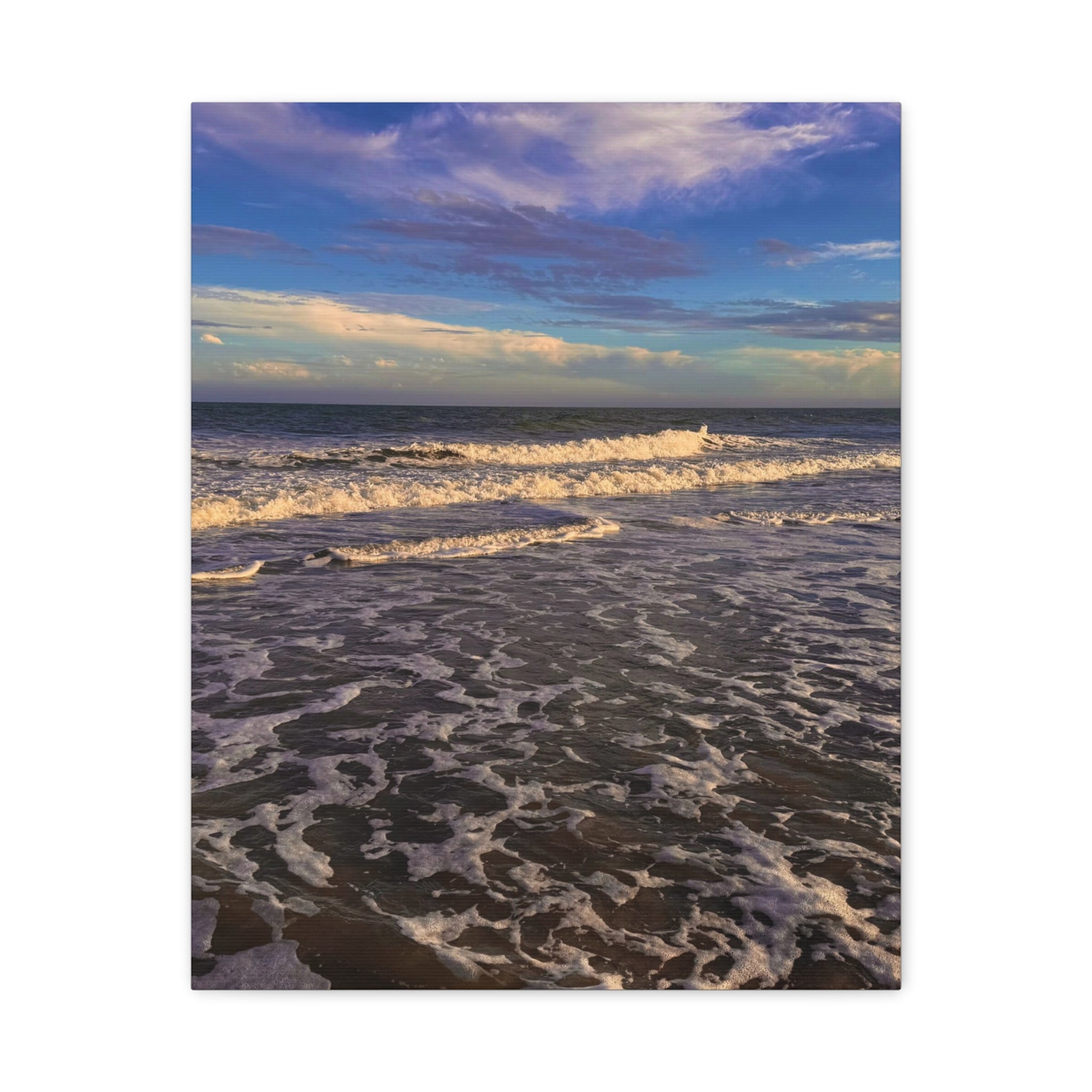 Waves & Sky Matte Canvas Print